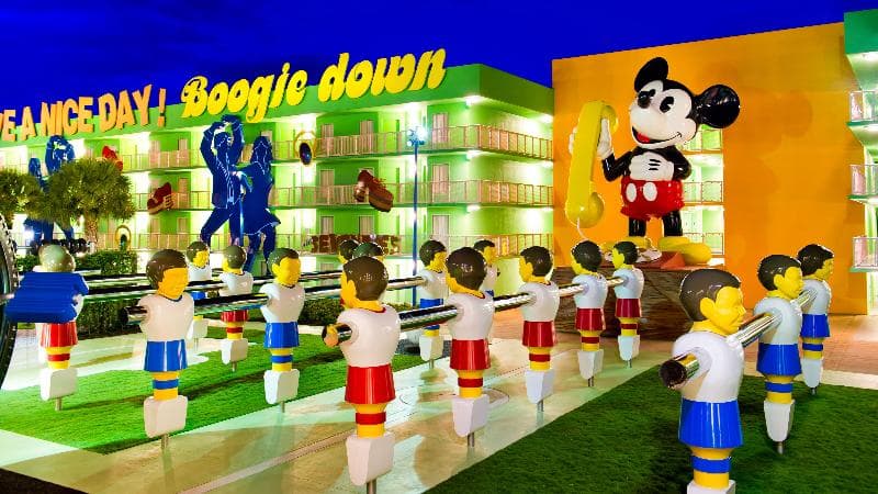 Stay at Disney's Pop Century Resort